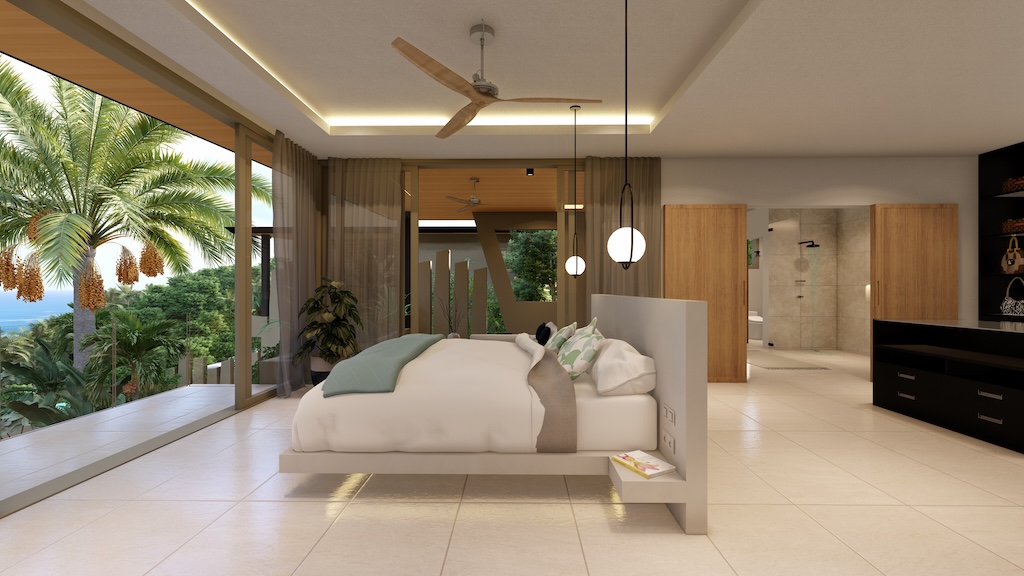 Sea View Bophut Villas For Sale Bedroom