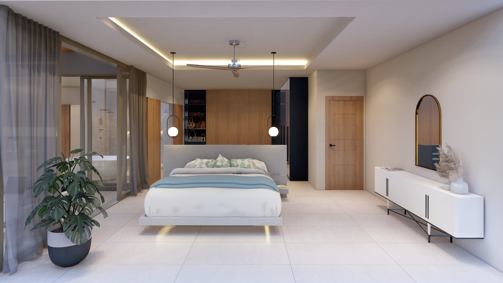 Sea View bophut Villas For SAle Bedroom