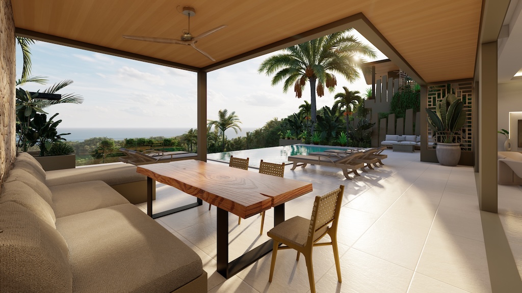 Sea View Bophut Villas For Sale Outdoor Area