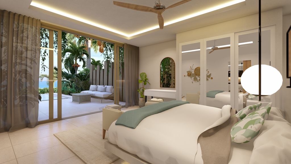 Sea View Bophut Villas For Sale Bedroom