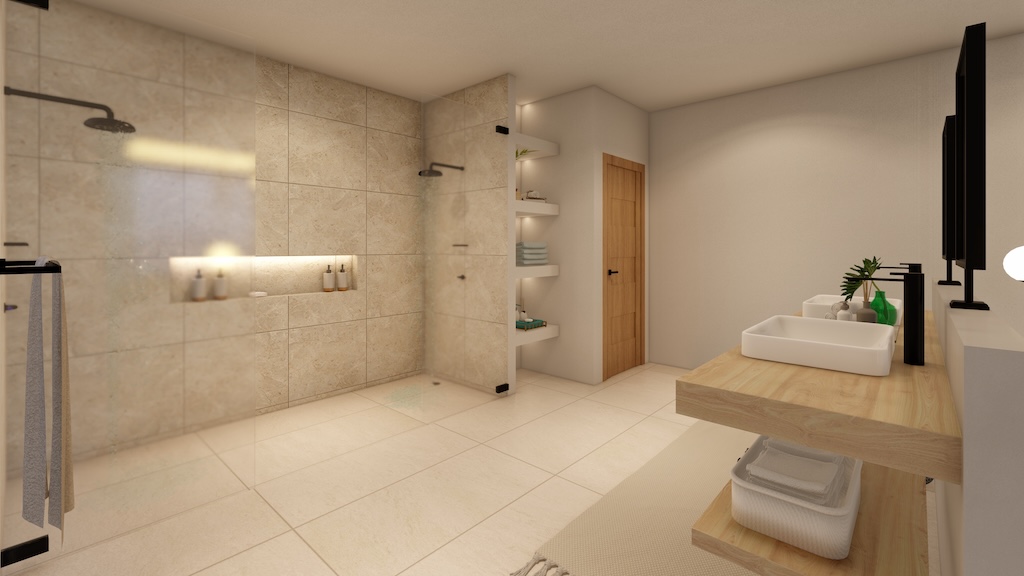 Sea View Bophut Villas For Sale Bathroom