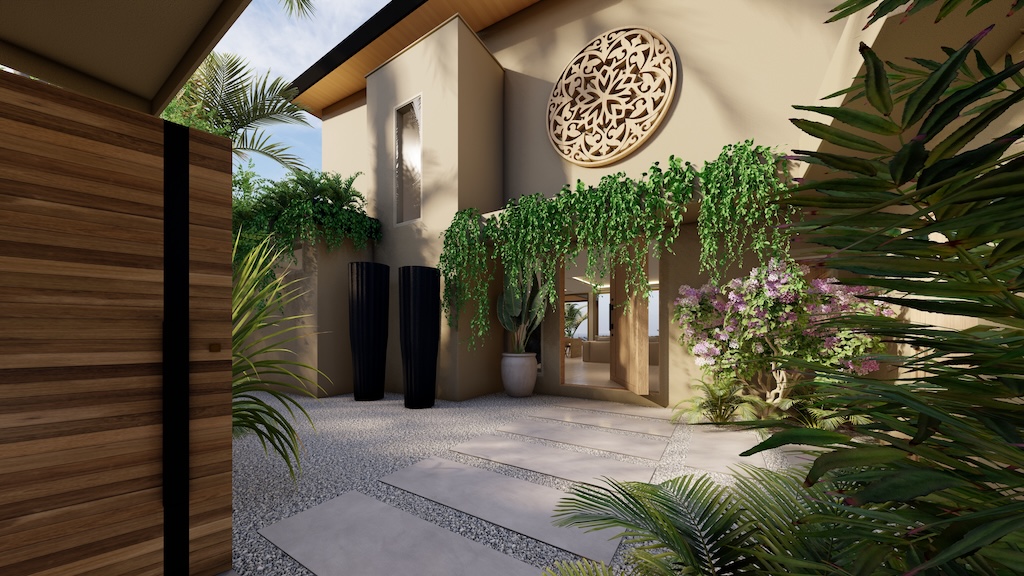 Sea View Bophut Villas For Sale Entrance