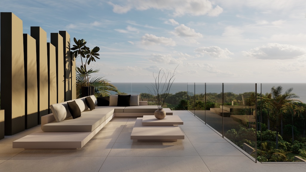 Sea View Bophut Villas For Sale Terrace