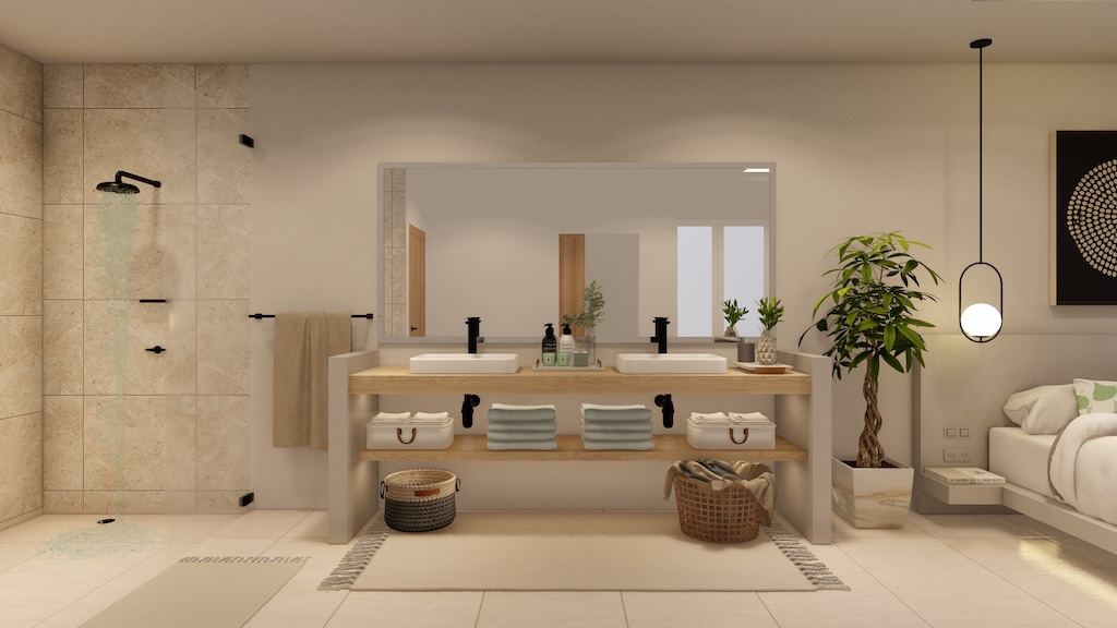 Sea View Bophut Villas For Sale Bathroom