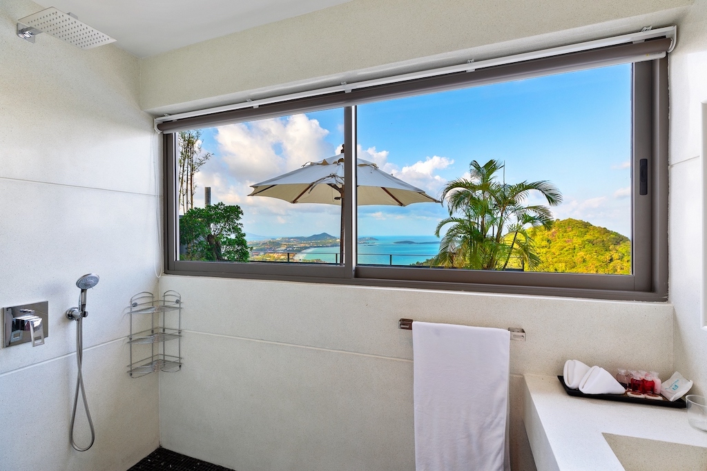 Sea View Chaweng Noi Villa Bathroom View