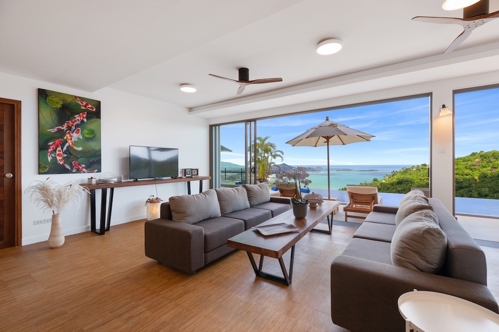 Sea View Chaweng Noi Villa Lounge