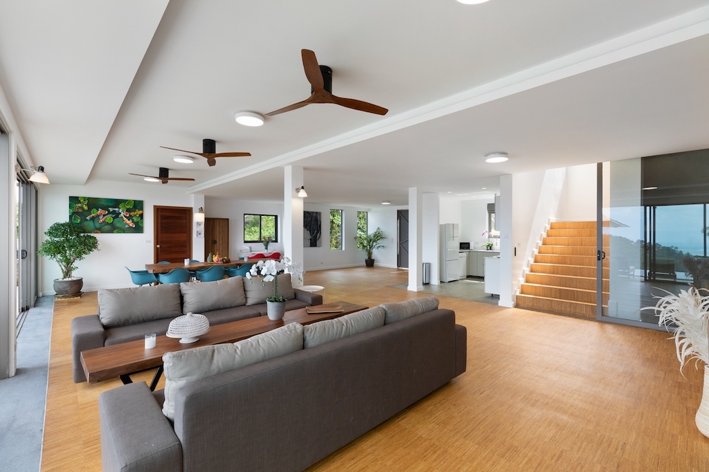 Sea View Chaweng Noi Villa Open Plan Living