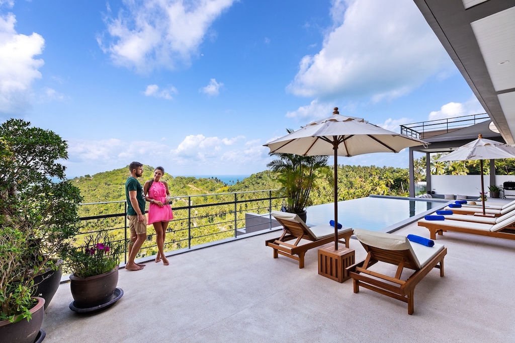 Sea View Chaweng Noi Villa Sun Terrace