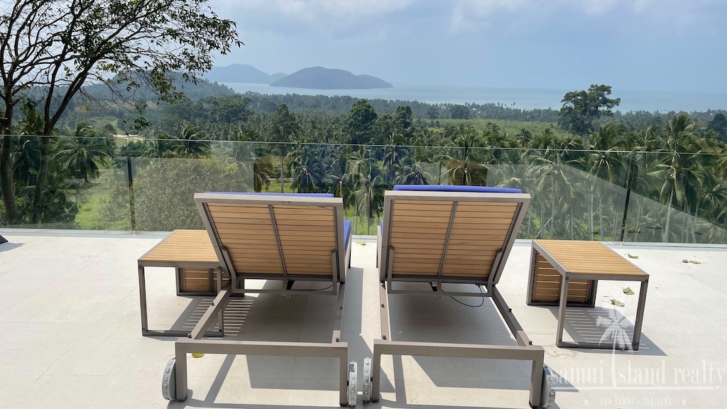 Sea View Koh Samui Property Sun Loungers