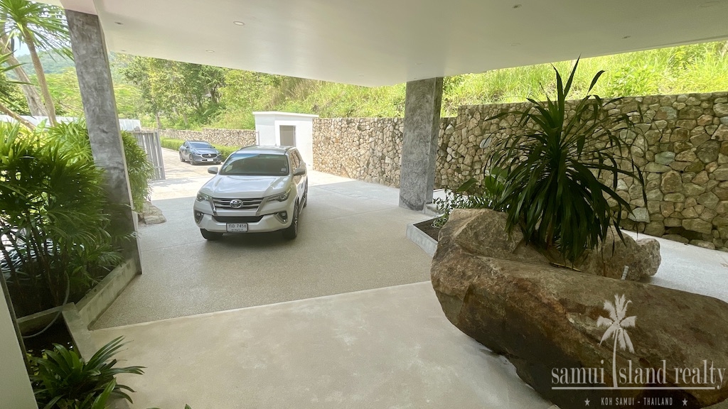 Sea View Koh Samui Property Parking