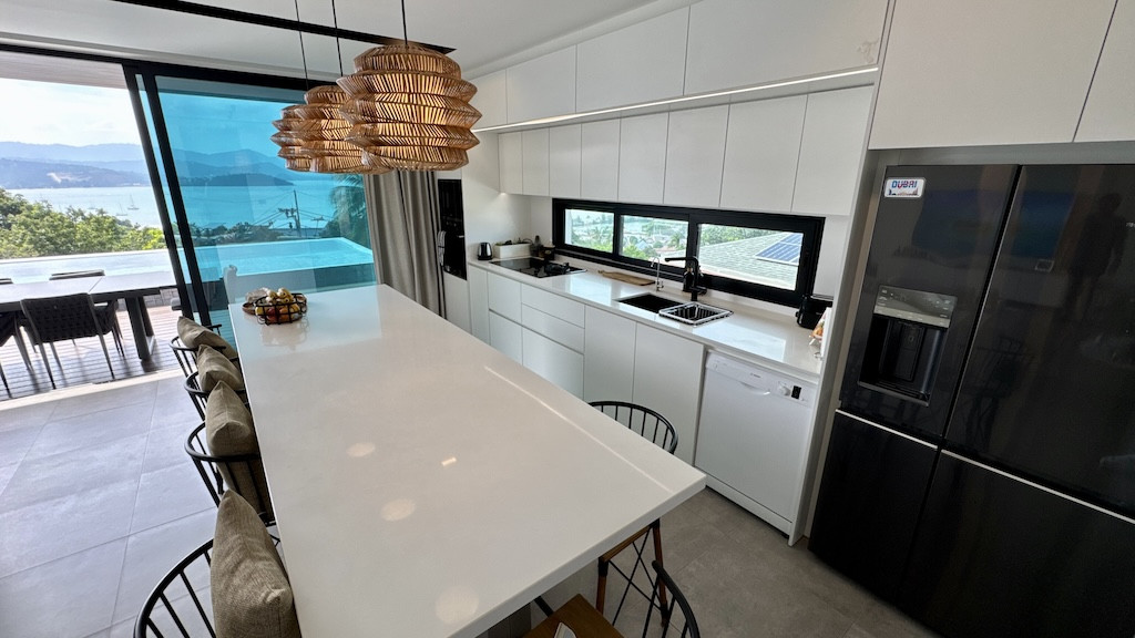 Sea View Plai Laem Villa European Kitchen