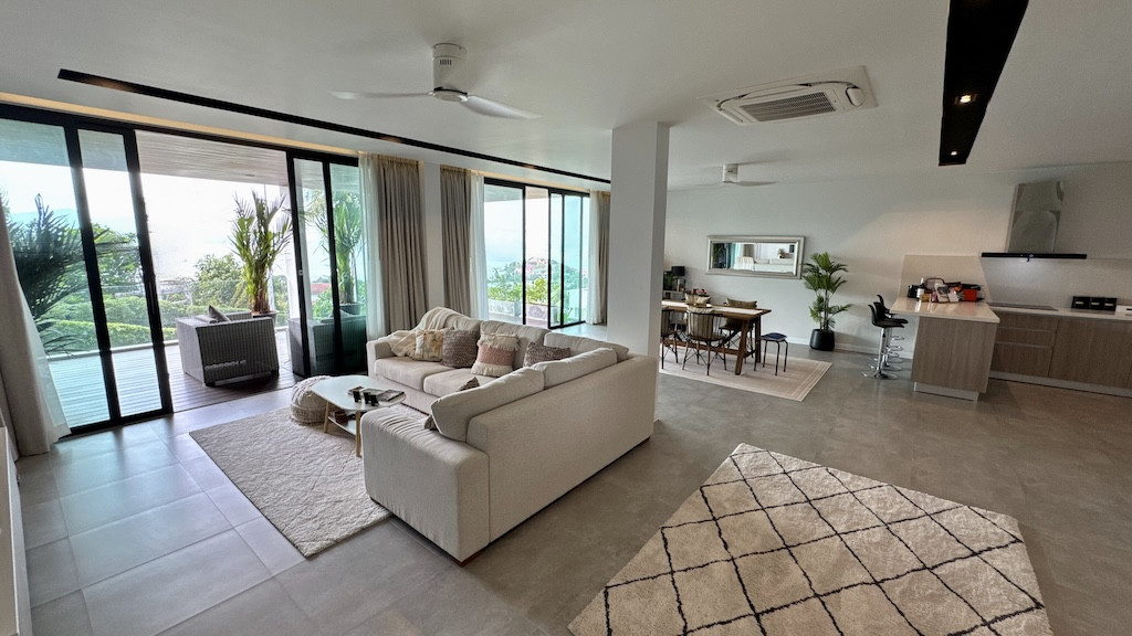 Sea View Plai Laem Villa Lower Lounge