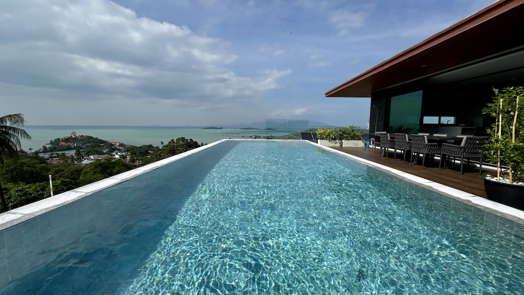Sea View Plai Laem Villa Infinity Pool