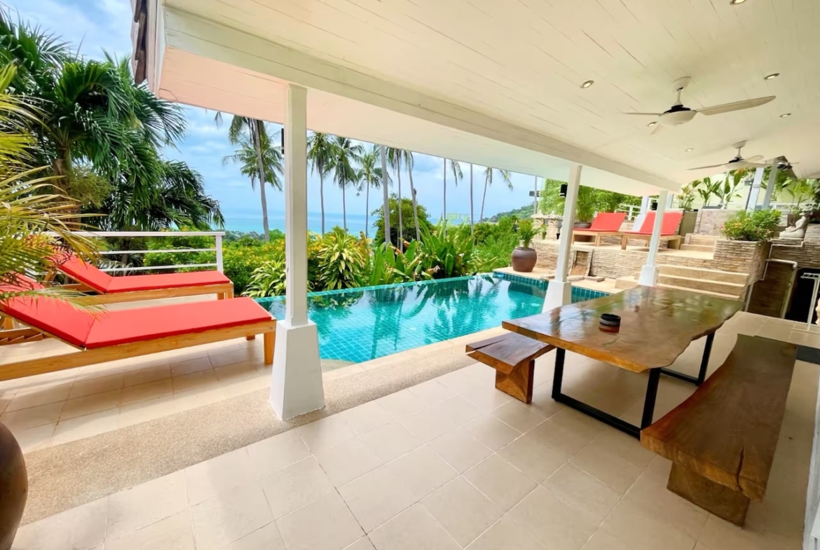 Sea View Pool Villa For Sale Chaweng Noi – Villa House in Koh Samui (photo 2)