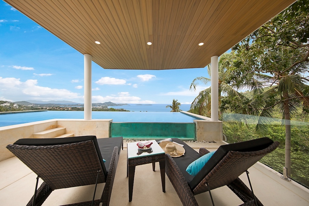 Sea View Property For Sale in Chaweng Noi Ko Samui Sun Loungers