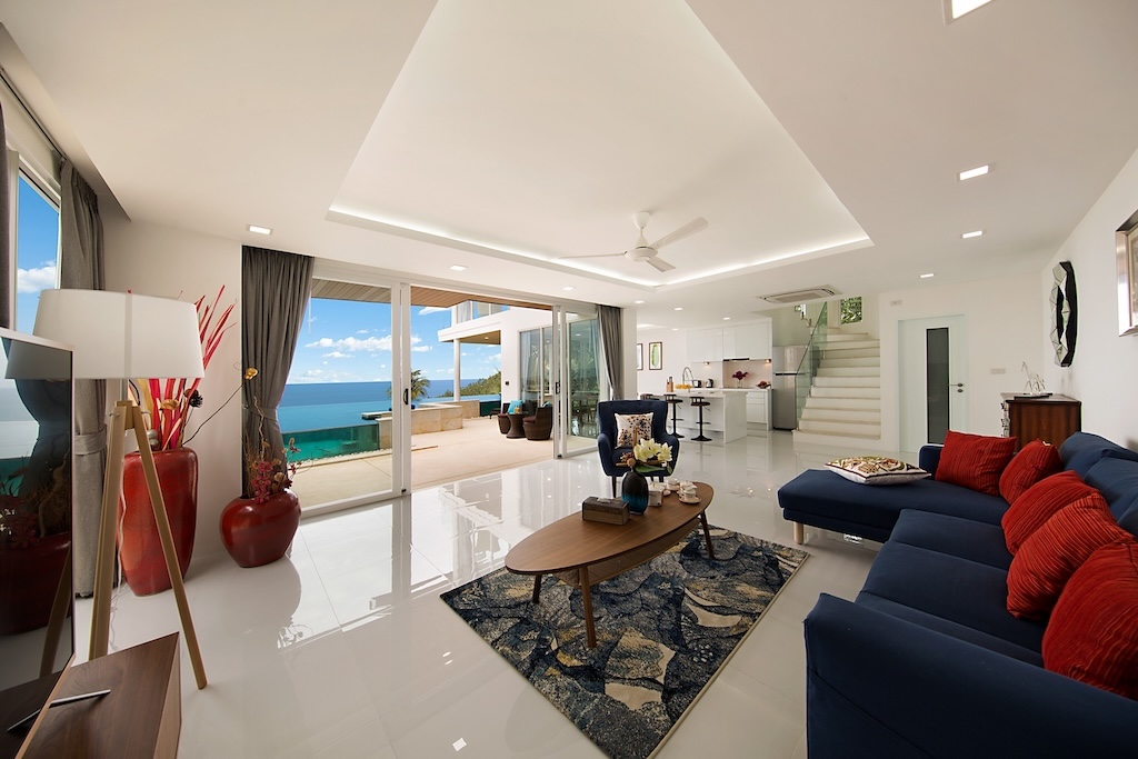 Sea View Property For Sale In Chaweng Noi Lounge