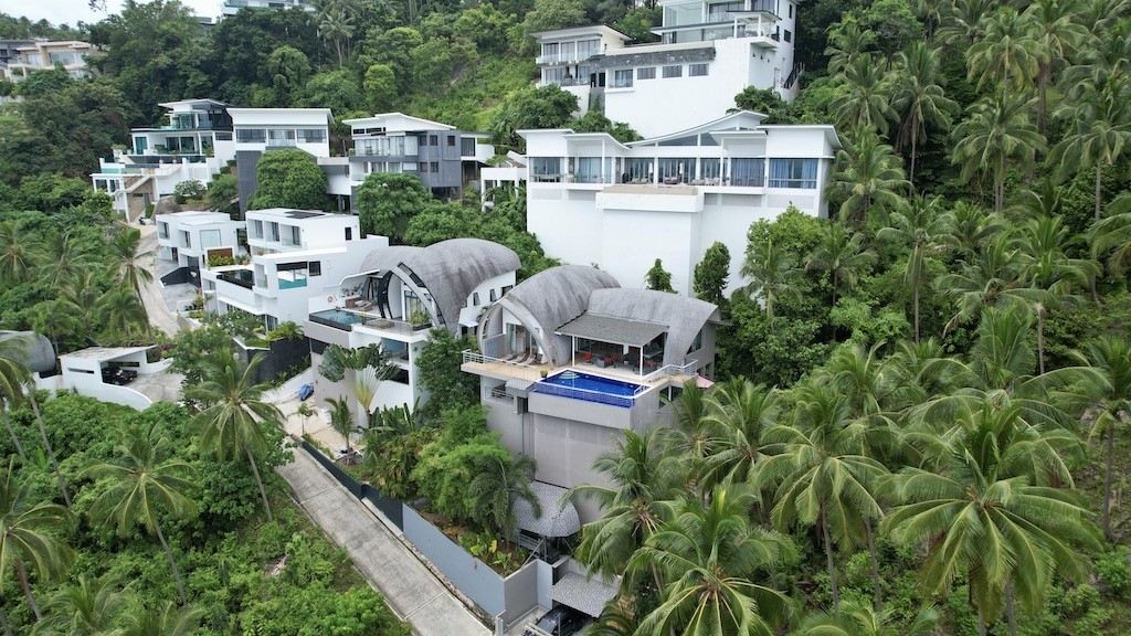 Sea View Property In Chaweng Noi Aerial