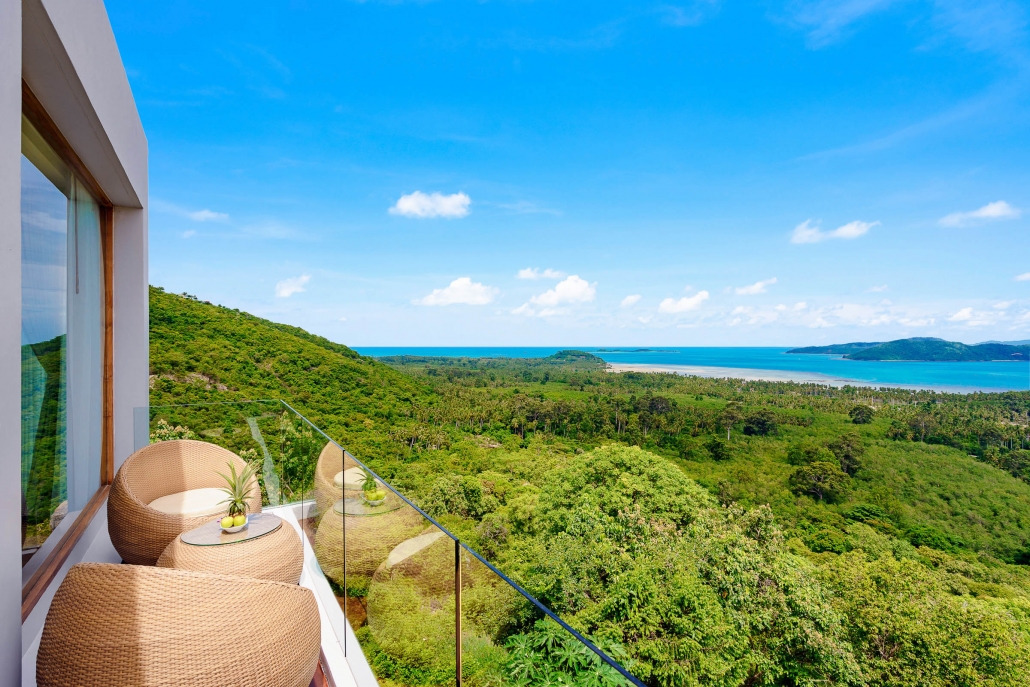 Sea View Samui Property Balcony