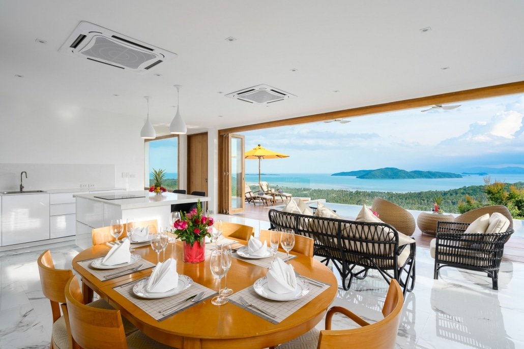 Sea View Samui Property Dining View