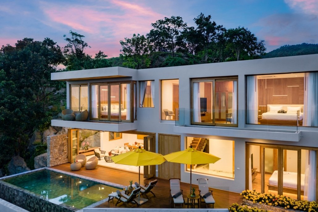 Villa At Night
