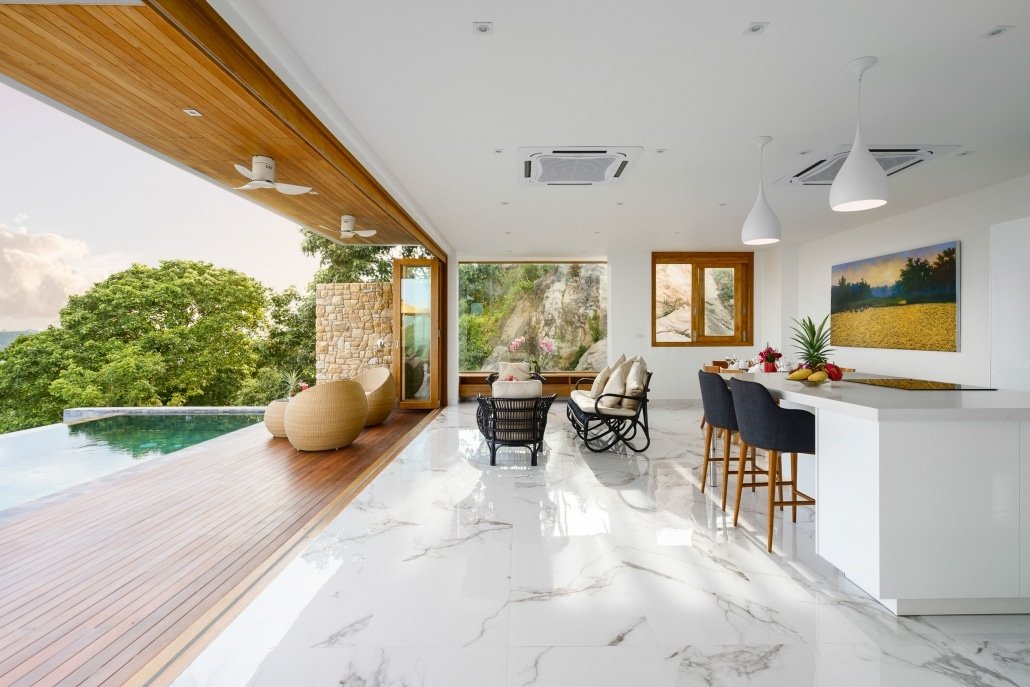 Sea View Samui Property Living Area