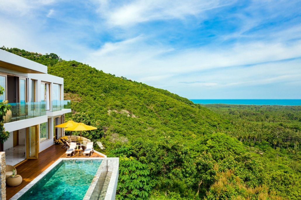 Sea View Samui Property Side View