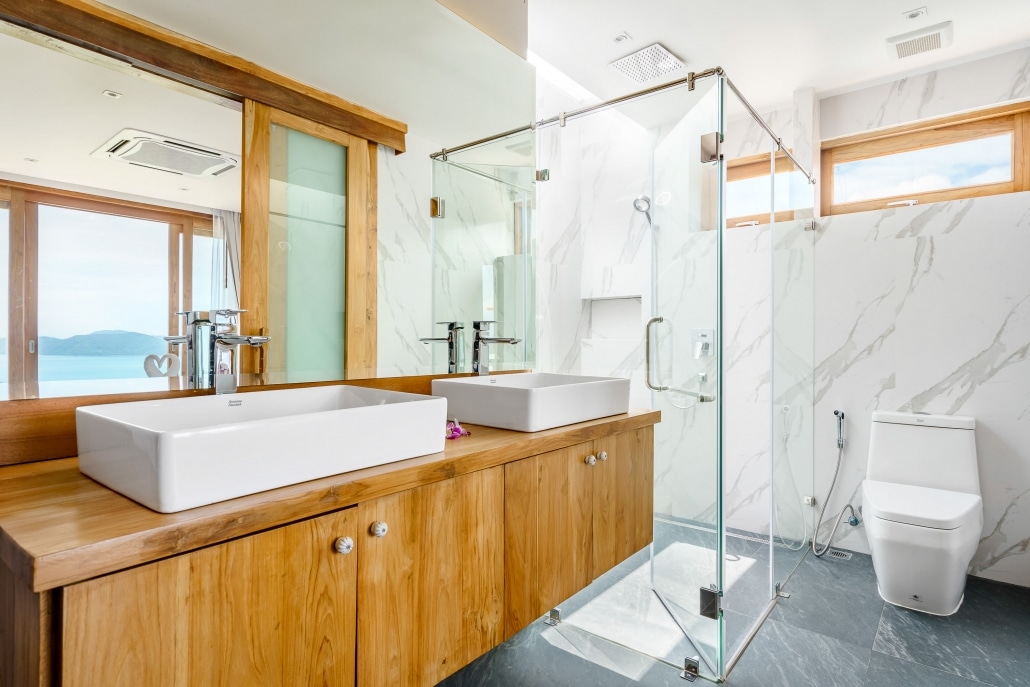 Sea View Samui Property Shower