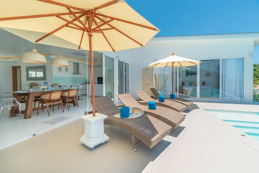 Sea View Villa In Chaweng Noi Terrace