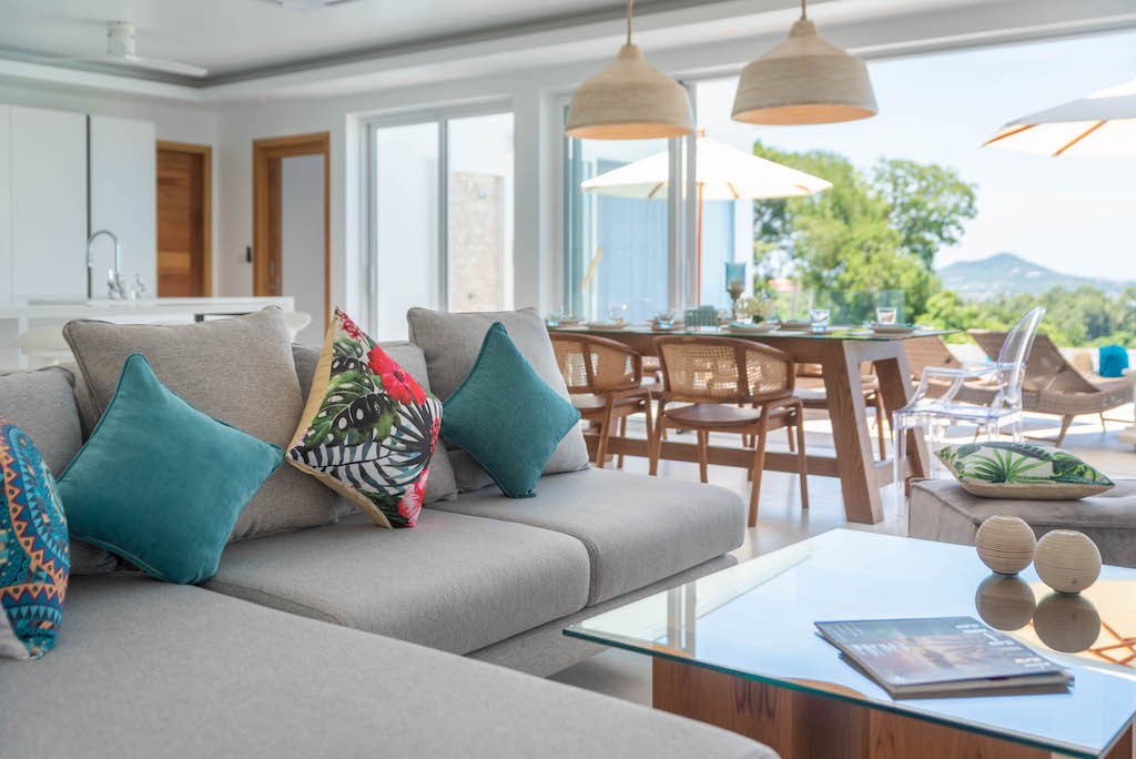 Sea View Villa In Chaweng Noi Lounge