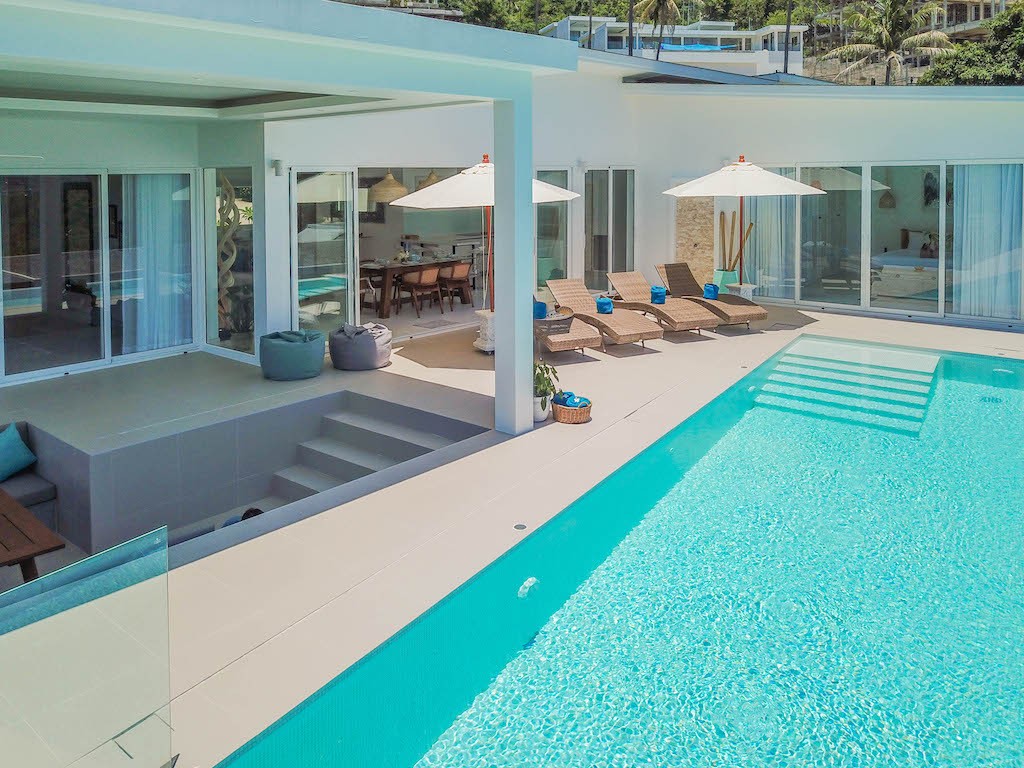Sea View Villa In Chaweng Noi Outdoor Area