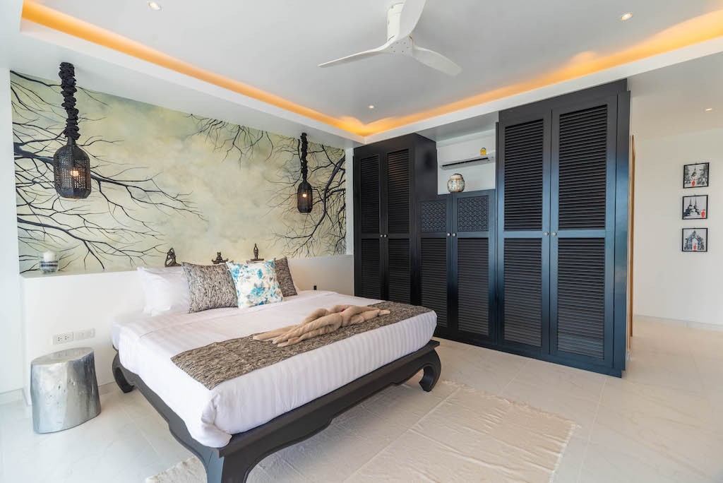Sea View Villa In Chaweng Noi Bedroom
