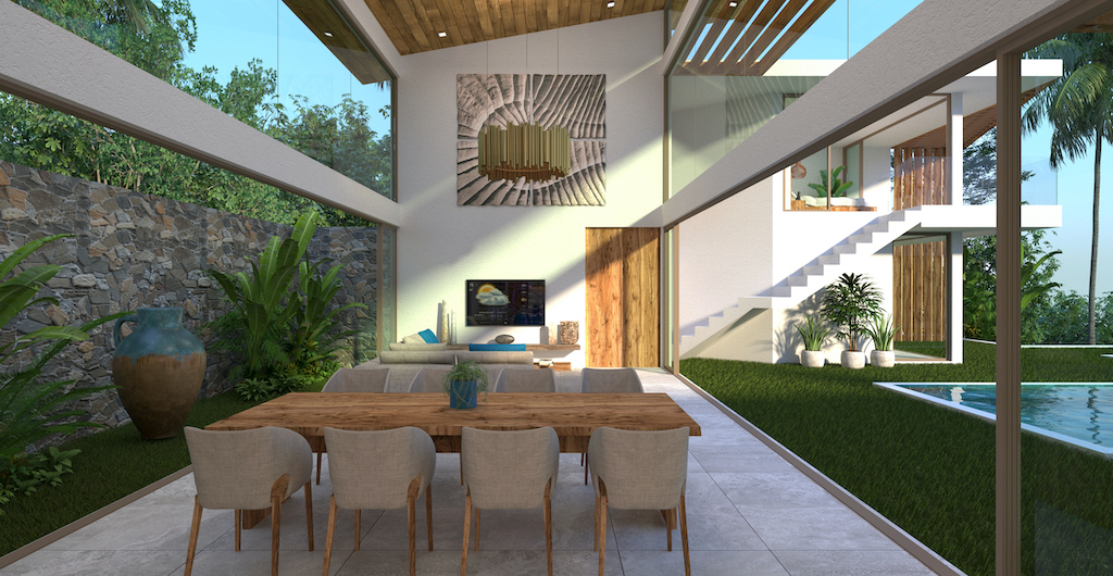 Sensational Sea View Villa Chaweng Noi Dining Area
