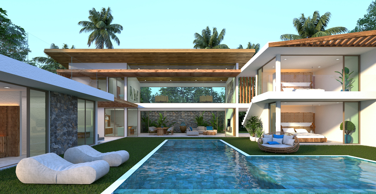 Sensational Sea View Villa Chaweng Noi Exterior