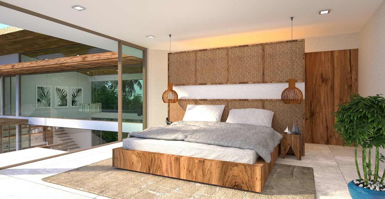 Sensational Sea View Villa Chaweng Noi Guest Bedroom
