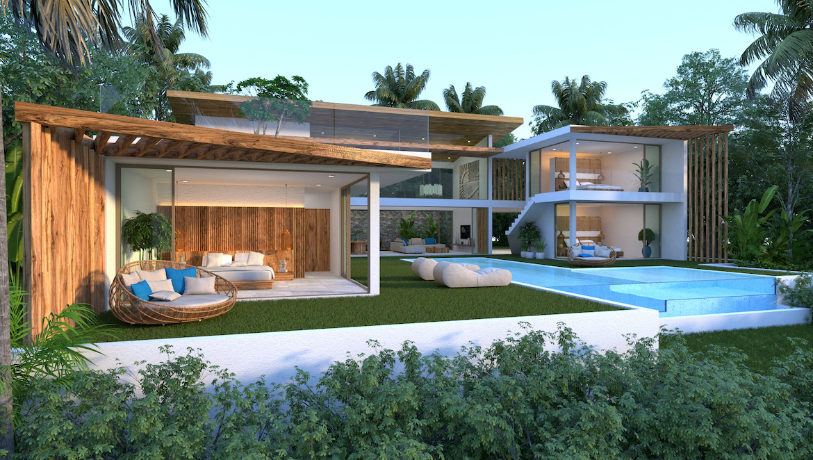 Sensational Sea View Villa Chaweng Noi Bedroom