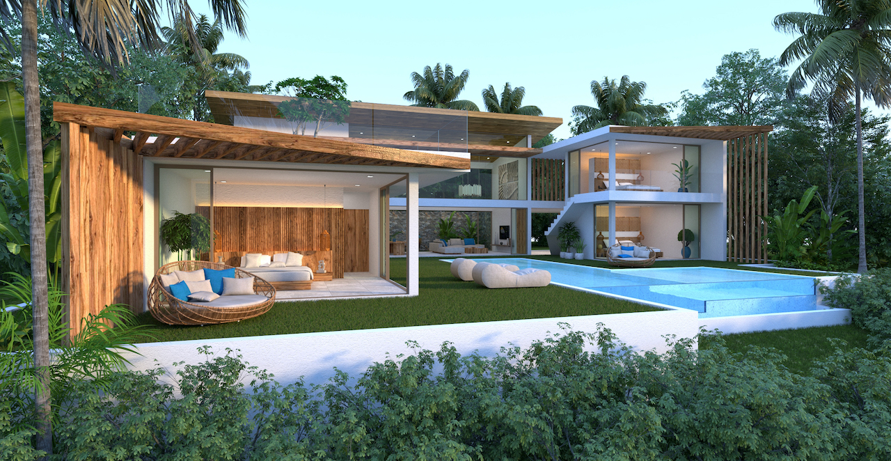 Sensational Sea View Villa Chaweng Noi Bedroom