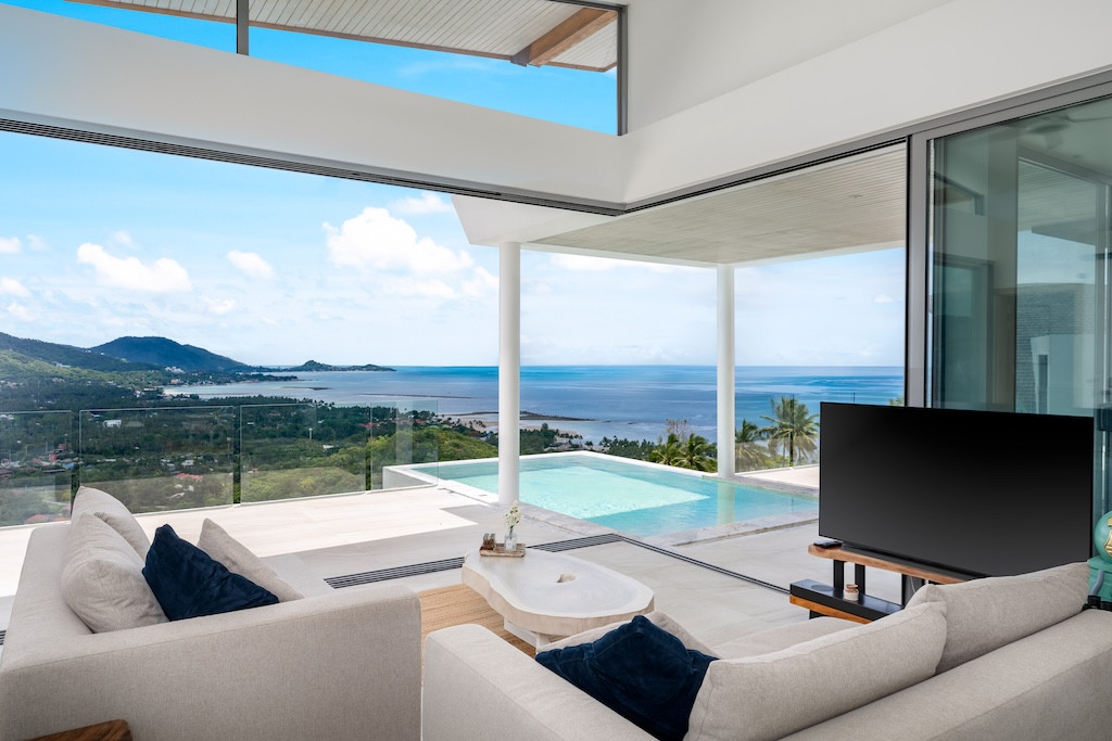 Skyfall Villa Koh Samui Lounge View