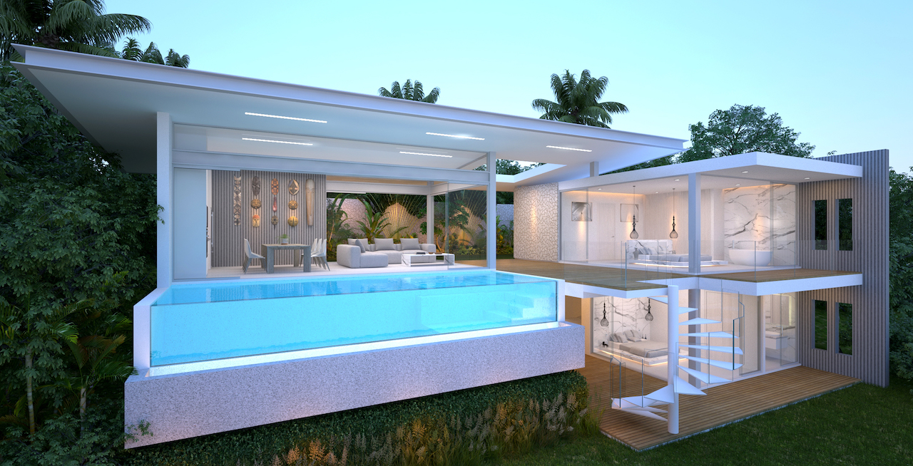 Stunning Sea View Villa Exterior