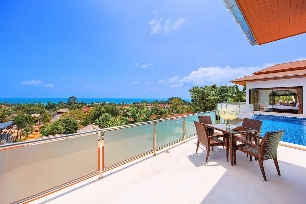 Sunny Banks Villa Ko Samui Balcony