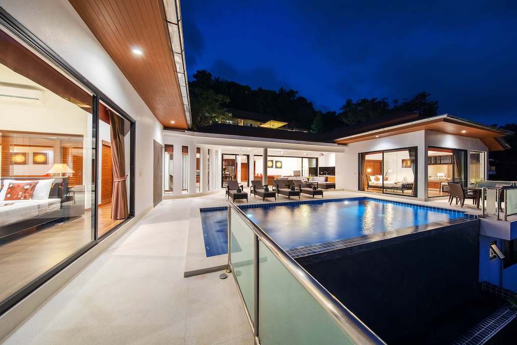 Sunny Banks Villa Ko Samui Exterior Night