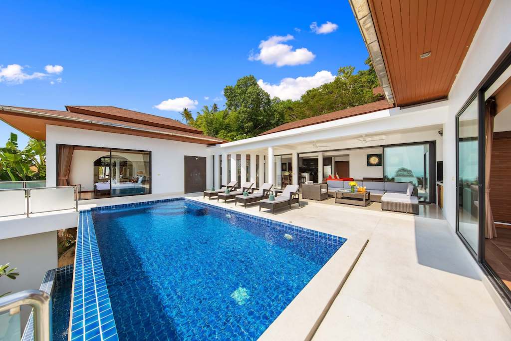 Sunny Banks Villa Ko Samui Terrace