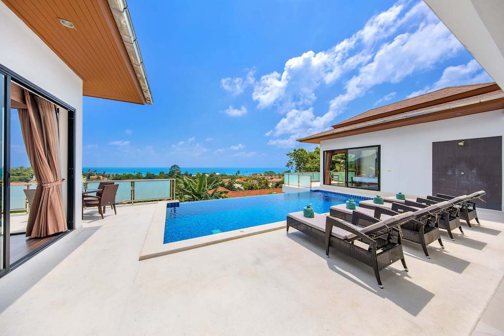Sunny Banks Villa Ko Samui Terrace