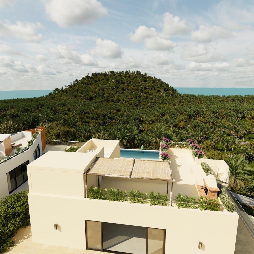 Taling Ngam Sea View Villa Koh Samui View