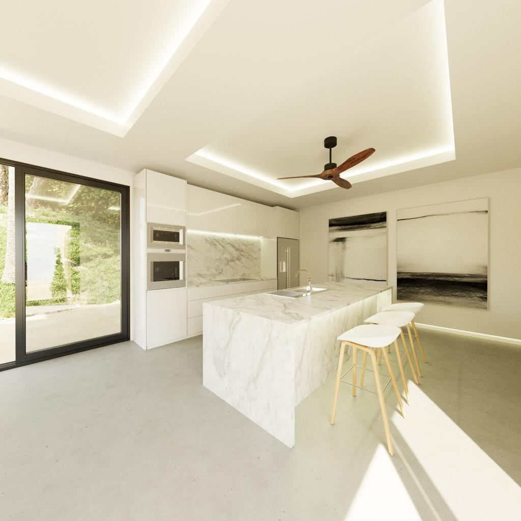 Taling Ngam Sea View Villa Koh Samui kitchen