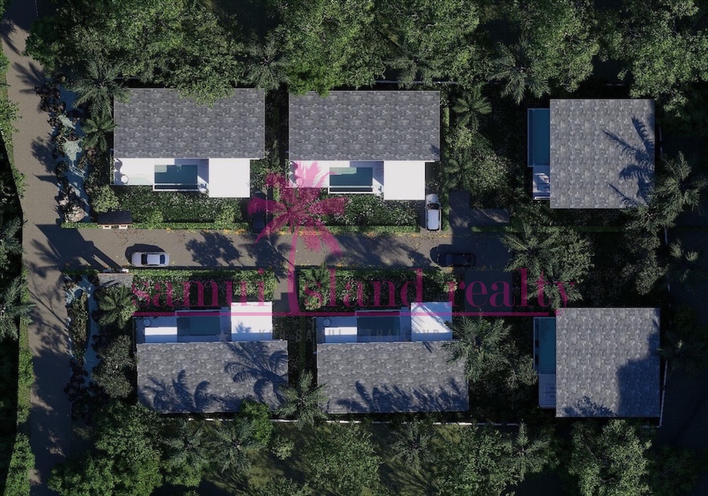 Temple Gate Villas Koh Samui Aerial