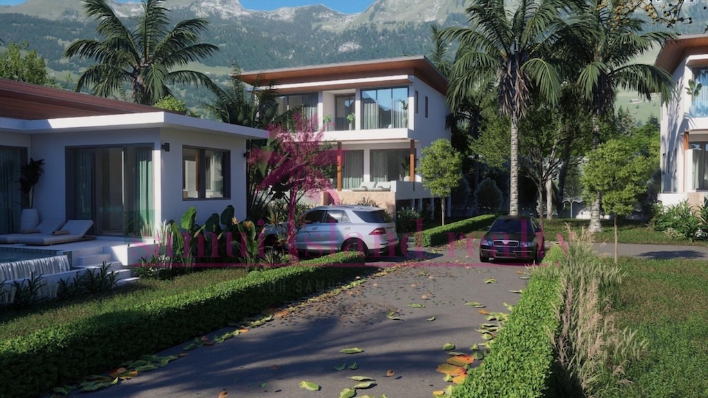 Temple Gate Villas koh Samui Road