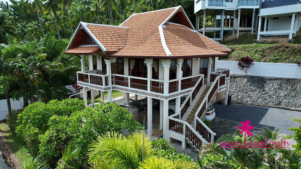 Thai Style Villa With Sea View For Sale – Residential All in Koh Samui (photo 6)