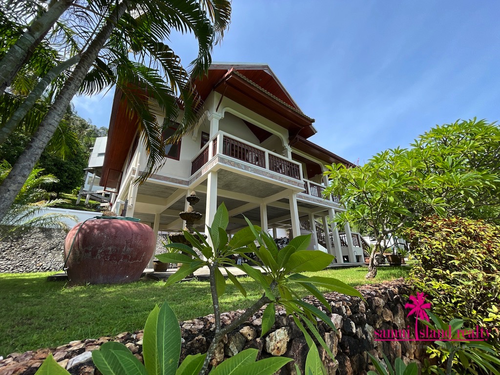 Thai Style Villa With Sea View For Sale – Residential All in Koh Samui (photo 1)