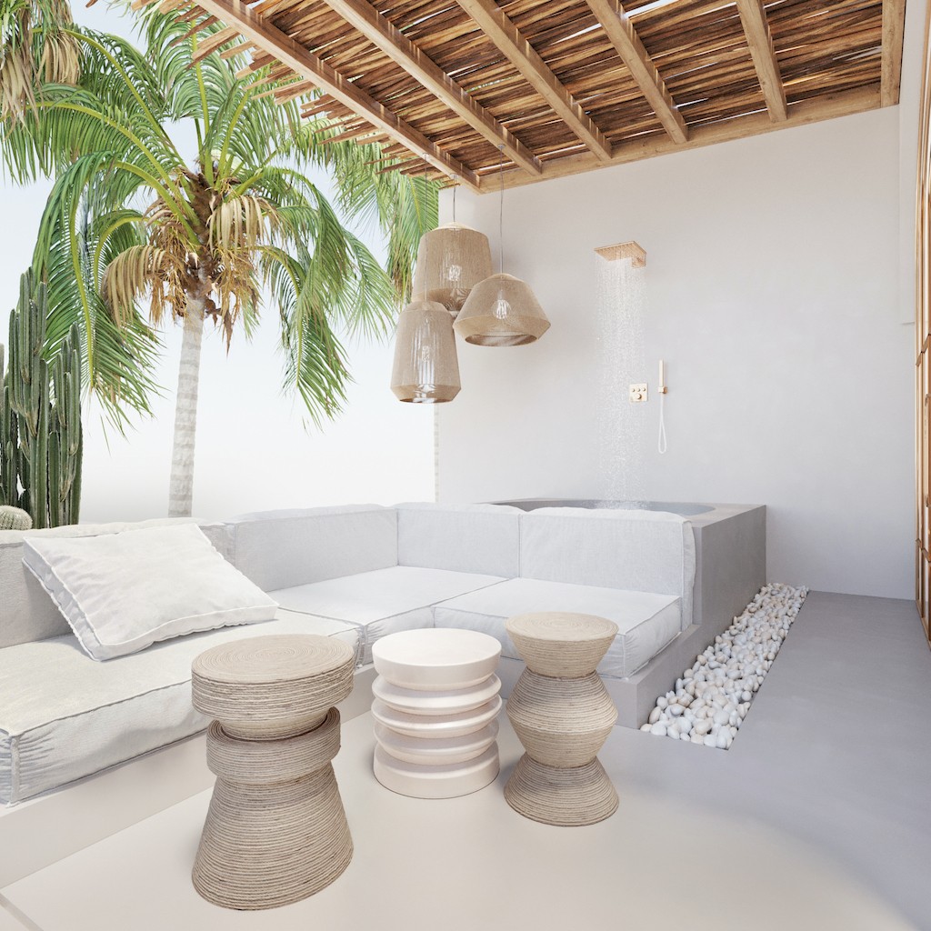 The Balian Koh Samui Villas Roof Seating