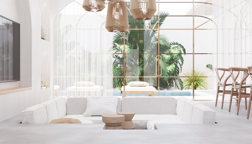 The Balian Koh Samui Villas Sofa Area